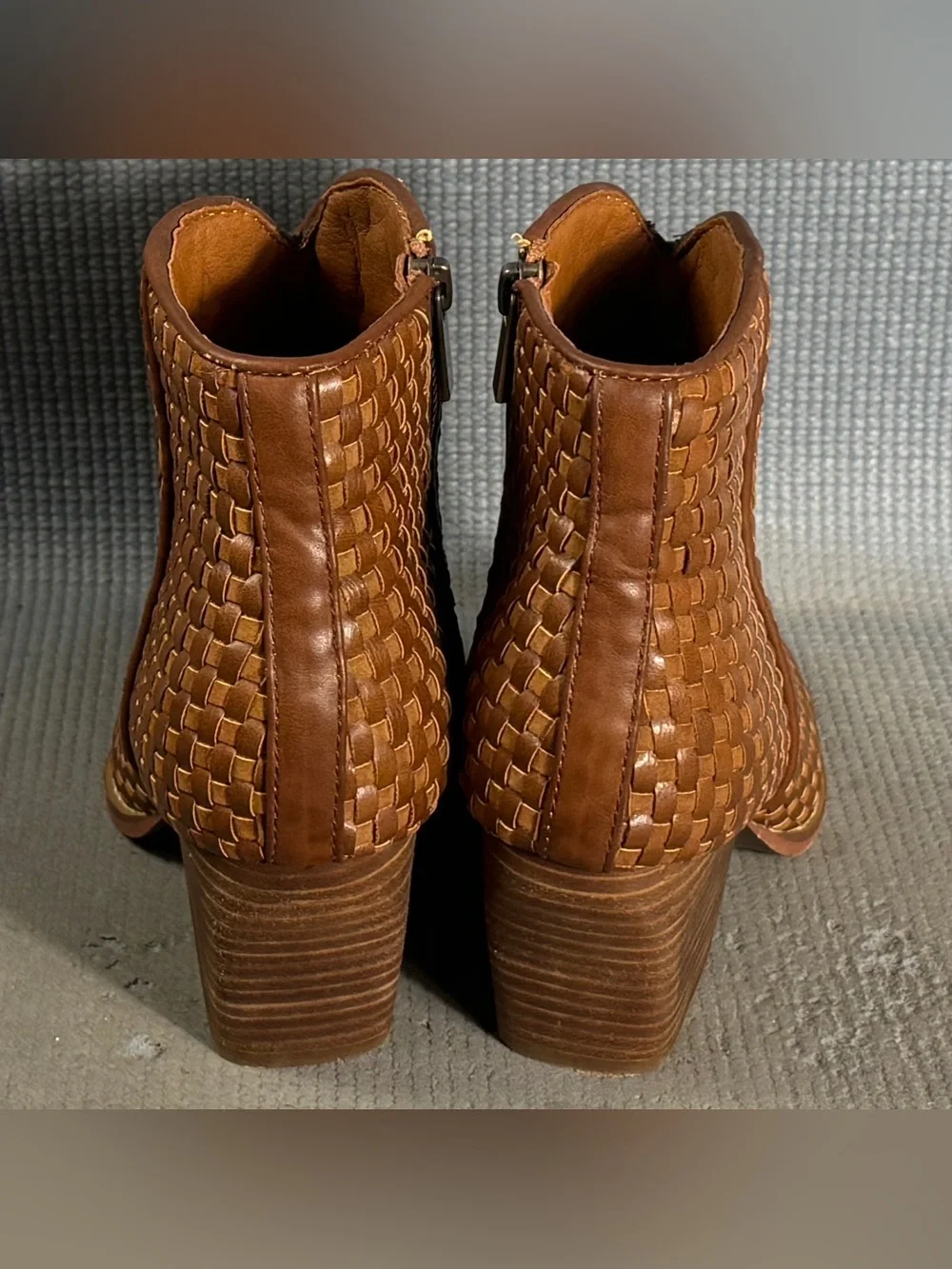 Vintage Havana Women’s Cassidy Woven High Ankle‎ Boots Size 8.5
